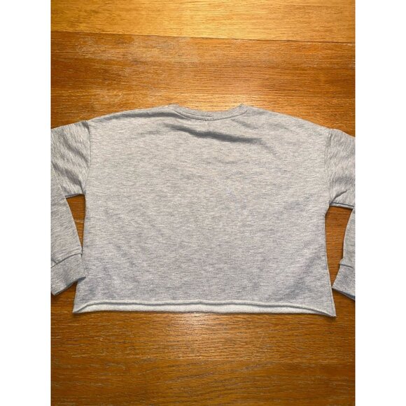 Le Marais Paris Original 1996 Gray Sequin Heart Sweatshirt - Picture 4 of 4